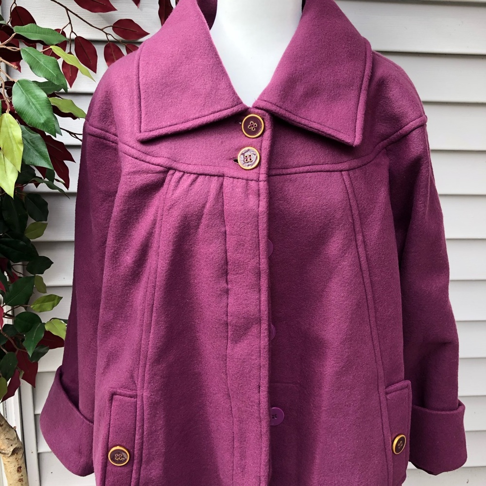 ANNE DE LANCAY COAT  Size L